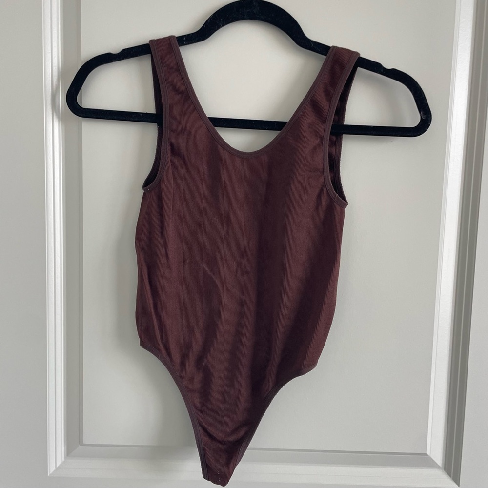 Sophisticated Brown Women's Bodysuit